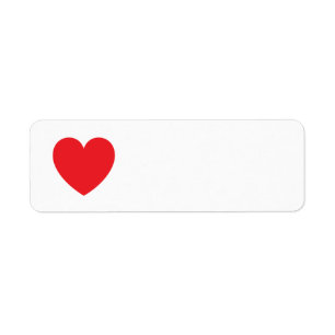 Red heart love or Valentines day