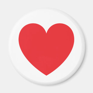 Red heart love or Valentines day Magnet