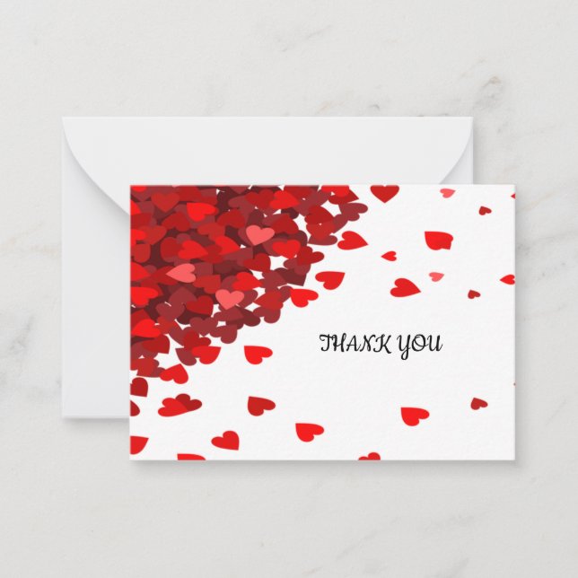 Red Heart Merci Cartes (Devant)