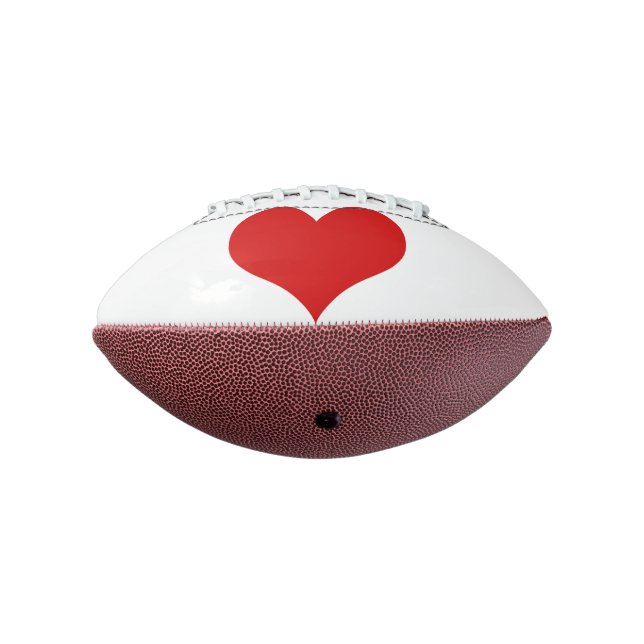 Red Heart Mini Football (Rotated 270)