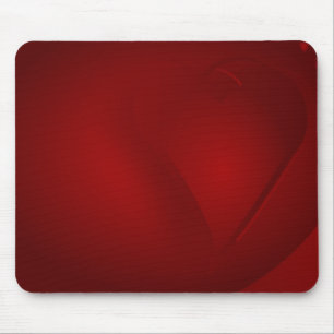 Red Heart Mouse Pad