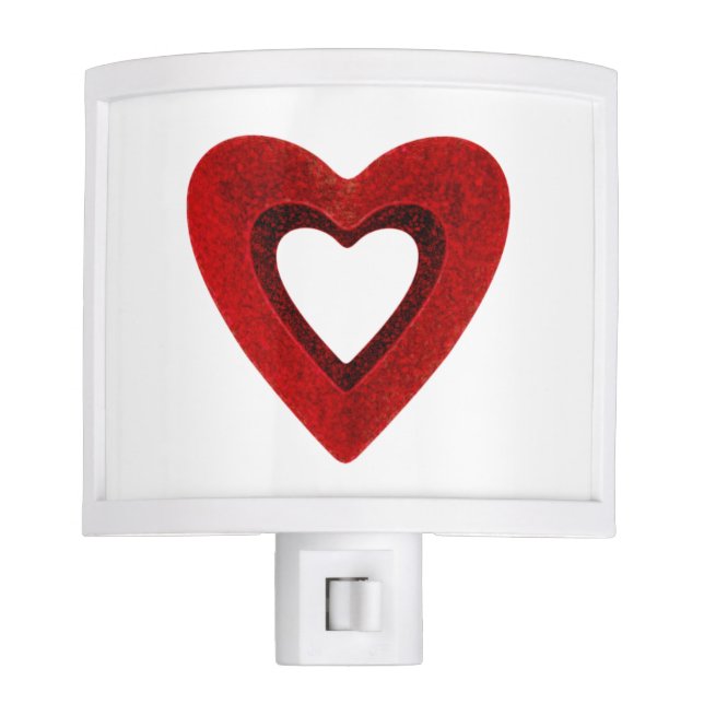 Red Heart Night Light (Front)