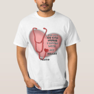 Red Heart ObGyn Nurse T-Shirt