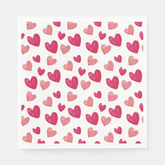 Red heart on napkin (Front)