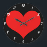 Red Heart Pattern Black Cute Valentine's Day Gift<br><div class="desc">Printed with cute red heart design on black custom colour background! Customize as you wish.</div>