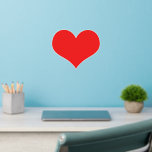 Red Heart Pattern Cute Lovely Colourful Custom Wall Decal<br><div class="desc">Designed with cute red heart design!</div>