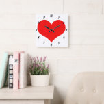 Red Heart Pattern White Cute Valentine's Day Gift<br><div class="desc">Printed with cute red heart design on white background! Customize as you wish.</div>
