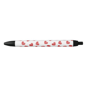 Red Heart Patterned Pen