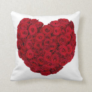 Red heart pillow