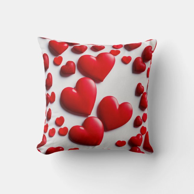 Red Heart Pillow  (Front)