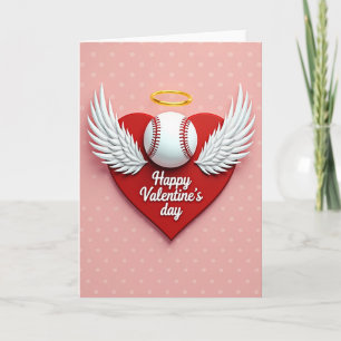 Red Heart Polka Dots Card