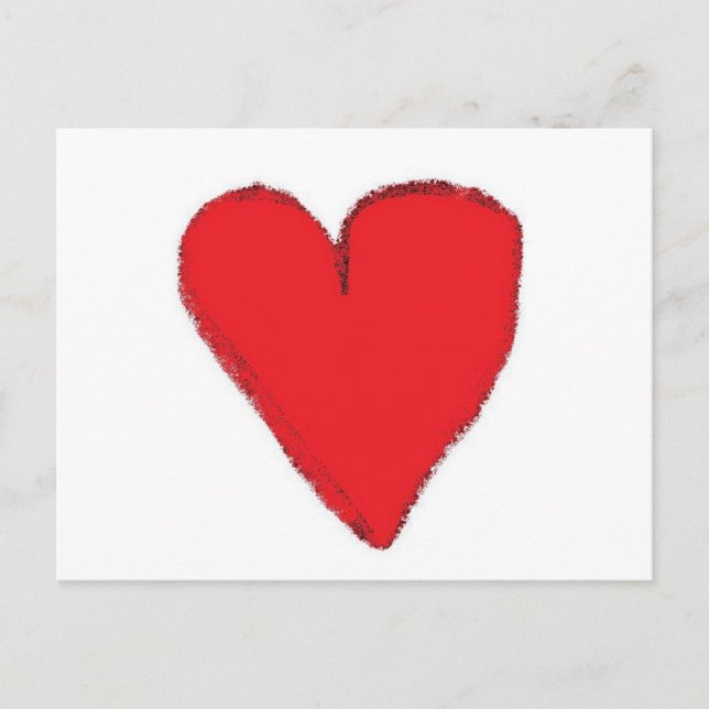 RED HEART POSTCARD (Front)