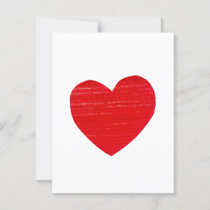 Red Heart Postcard