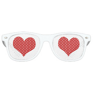 Red Heart Retro Sunglasses