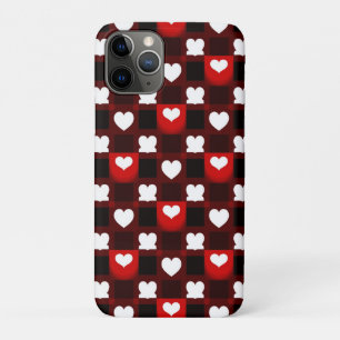 Red Heart Romantic Cute Love Aesthetic Design ❤️ iPhone 11 Pro Case