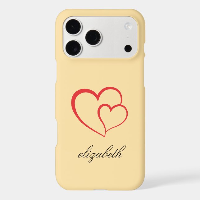 red heart shape colorful background personalized  (Back)