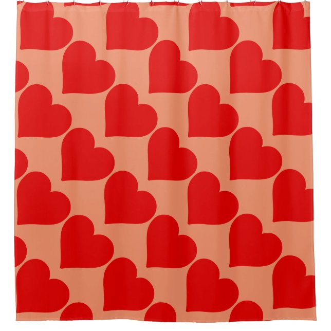 Red Heart Shape Love Classic Simple Minimalism (Front)