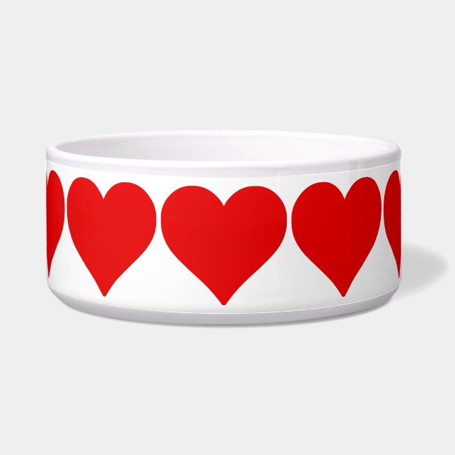 Red Heart Shape Love Classic Simple Minimalism (Front)