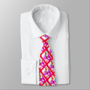 red heart-tail mermaid Thunder_Cove Tie