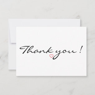 Red Heart Thank You