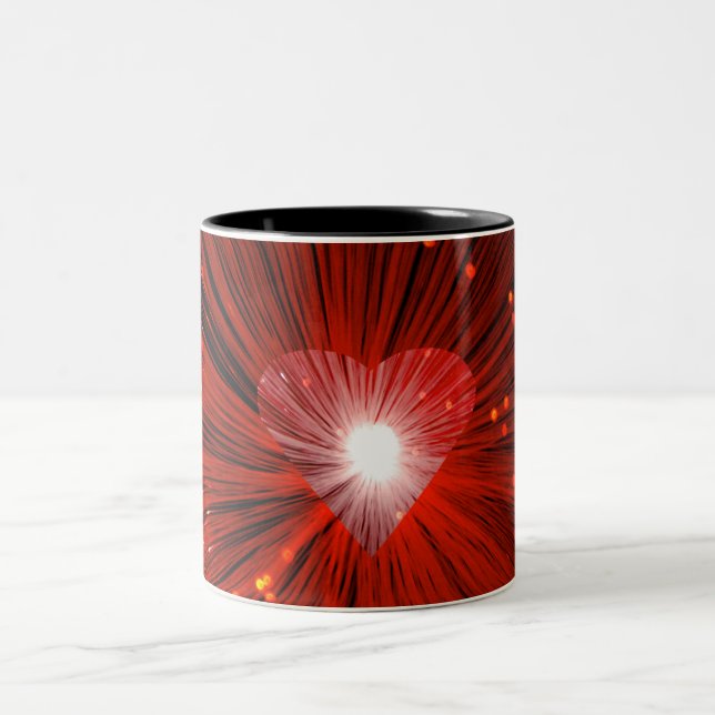 Red Heart two-tone mug (Center)