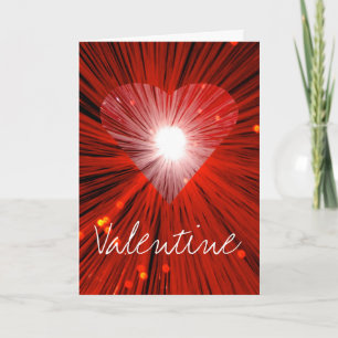 Red Heart 'Valentine...be mine' greetings card