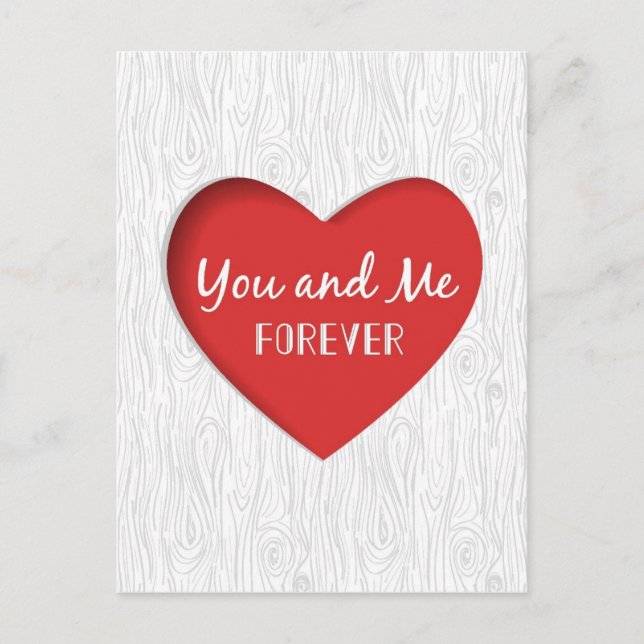 Red Heart Valentine's Day Card (Front)