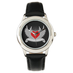 Red heart watch