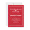 Red Heart Wedding Rehearsal Dinner Invitations