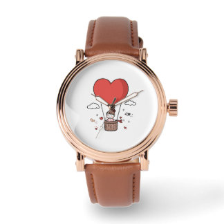 Red Heart Wristwatch – Valentine’s Day Gift for Lo