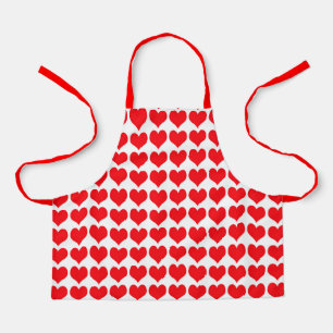Red Hearts Apron