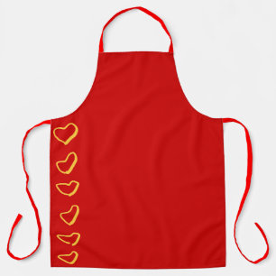 Red Hearts Apron