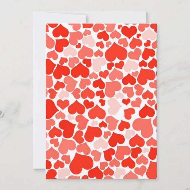 Red Hearts Background (Front)