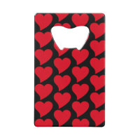 Red Hearts Black Background Personalized Custom
