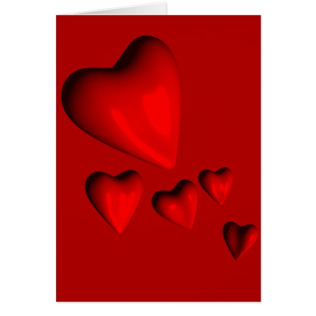 Red Hearts Card (Front)