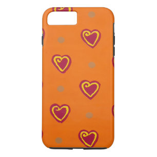Red Hearts iPhone 8 Plus/7 Plus Case