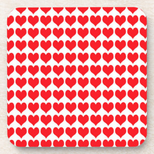 Red Hearts Coaster