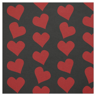 Red Hearts Fabric Red Love Valentine's Fabrics