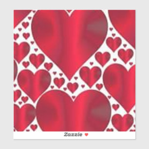 RED HEARTS FOR VALENTINE'S DAY