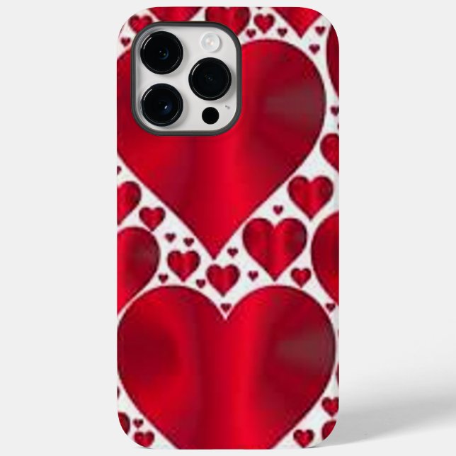 RED HEARTS FOR VALENTINE'S DAY Case-Mate iPhone CASE (Back)