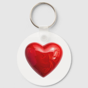 Red hearts keychain