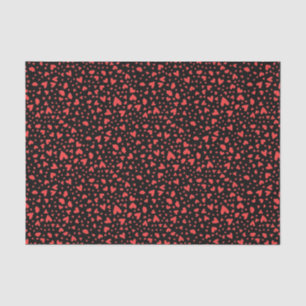 Red Hearts & Kisses Tissue Paper