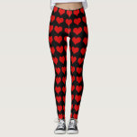 Red Hearts Leggings<br><div class="desc">Red Hearts Leggings</div>