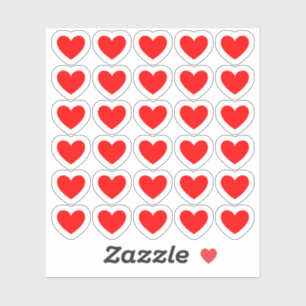  Red Hearts Love - Colour Editable - Bullet Journa