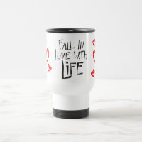 Red Hearts Love Life Happiness Attitude Quote