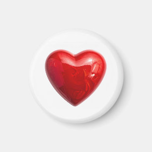 Red hearts magnet