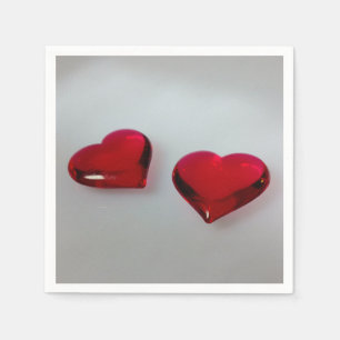Red Hearts Napkins