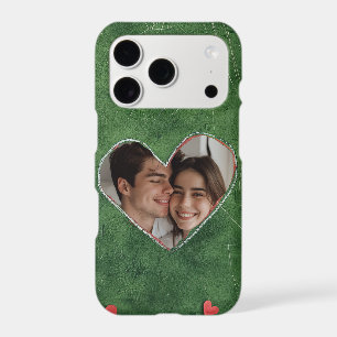 Red Hearts on Green Grass