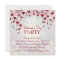 Red Hearts on Radiant White Valentines Party