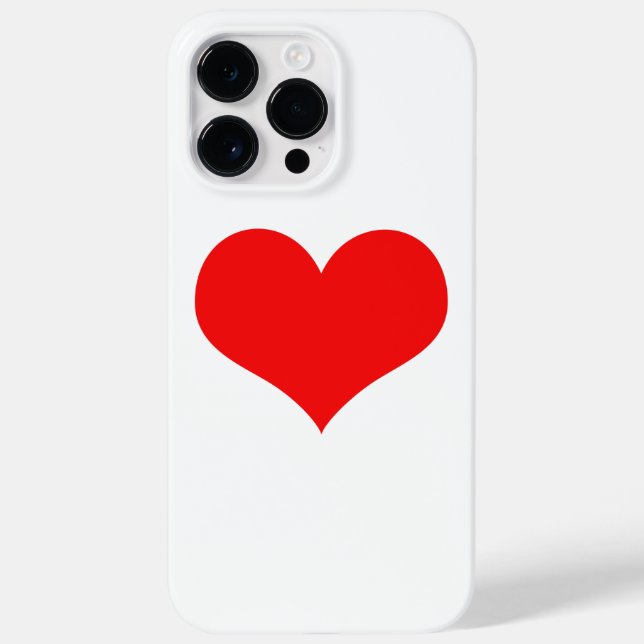 Red Hearts Patterns Valentine's Day Cute 2023 Cool Case-Mate iPhone Case (Back)